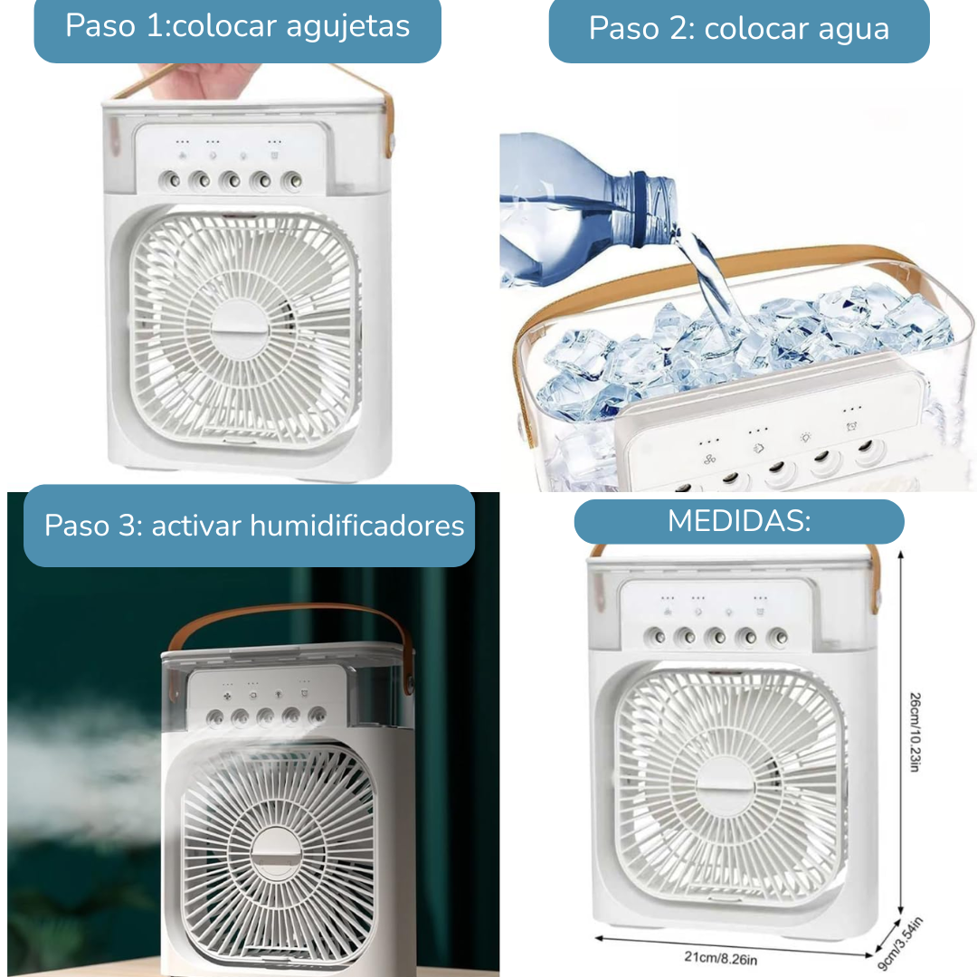 humidificador con temporizador y velocidades