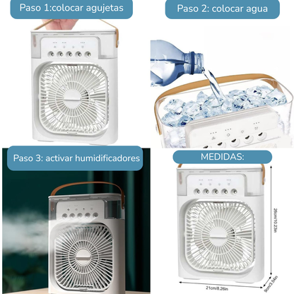 humidificador con temporizador y velocidades